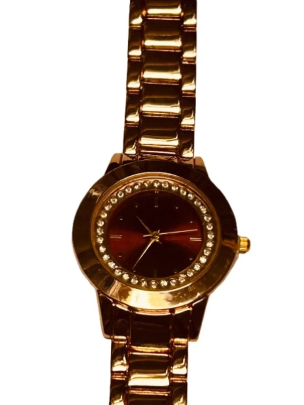 Women’s Crystal Accent Watch Rosegold